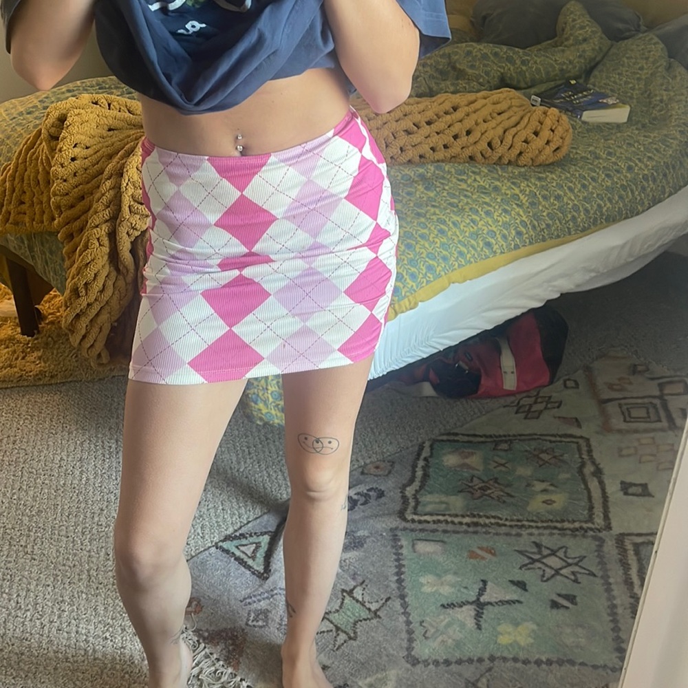 Pink skirt